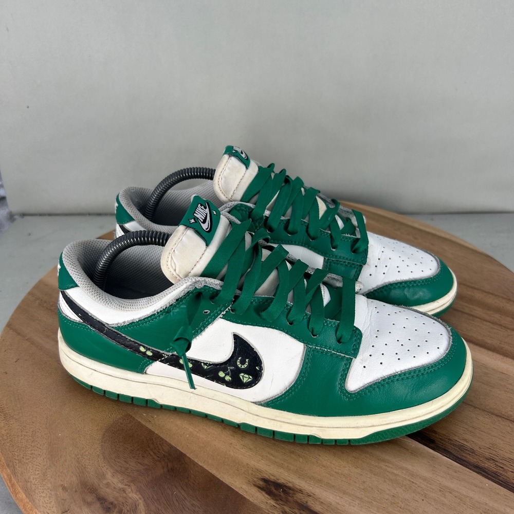 Nike Dunk Low Lottery Pack Green Pale Ivory DR9654-700 Mens Sneakers Size 8.5